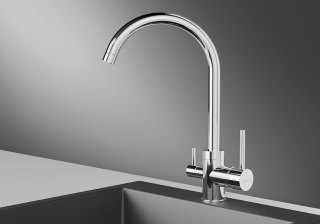 Смеситель для кухни Granula 2168, ХРОМ хром